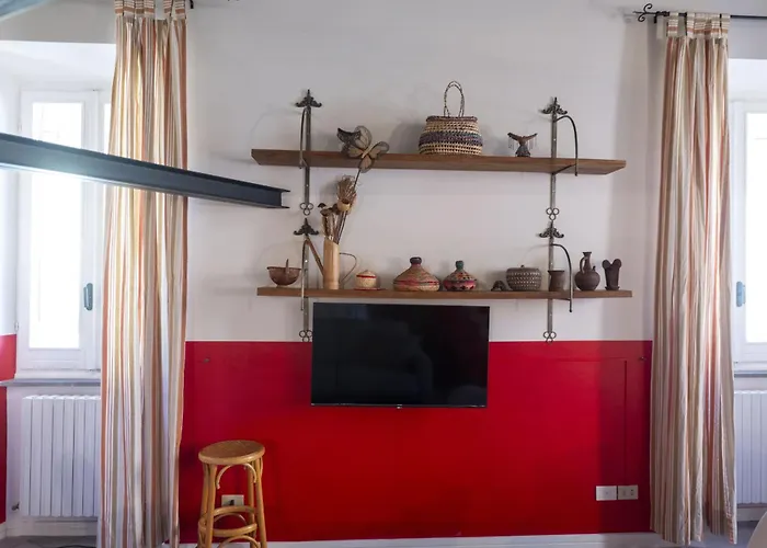 The Scarlet Loft In Trastevere Lägenhet Rom